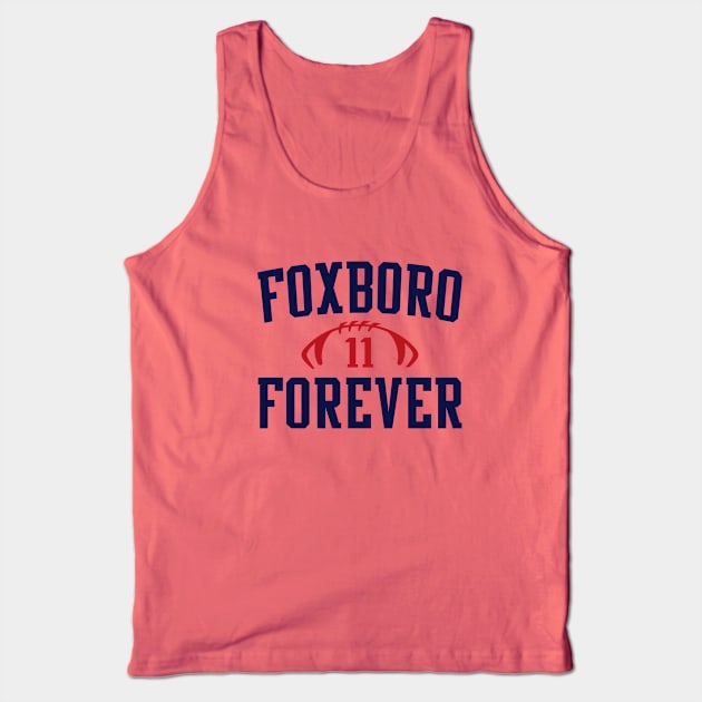 FOXBORO FOREVER, Edelman 11 Tank Top by FanSwagUnltd